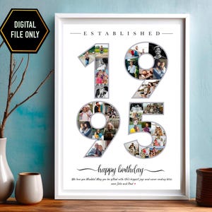 30th birthday gift, 30th Photo collage, 30th anniversary gift, 30th birthday decoration, thirty birthday present, 1994 photo collage gifts