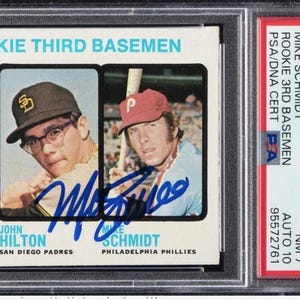 1973 Topps #615 Ron Cey signiert Mikrogramm Rookie Karte RC PSA 7 Auto 10