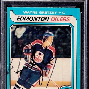 1979 Wayne Gretzky OPC signierte Rookie Karte zentriert Schönheit erste Druck! PSA3
