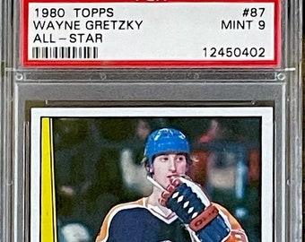 1980 Topps #87 Wayne Gretzky Rookie Era All Star Un-Scratched CENTERED PSA 9