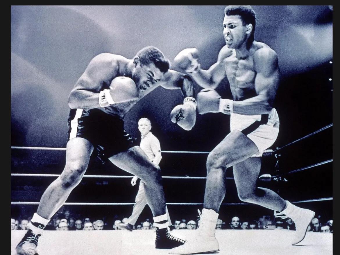 Muhammad Ali Signed Extra Large Framed 32” X 28” Photo Steiner Hologram ...