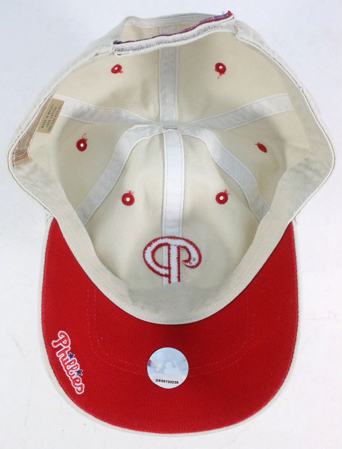 Philadelphia Phillies Twins Enterprise retro khaki velcro Etsy