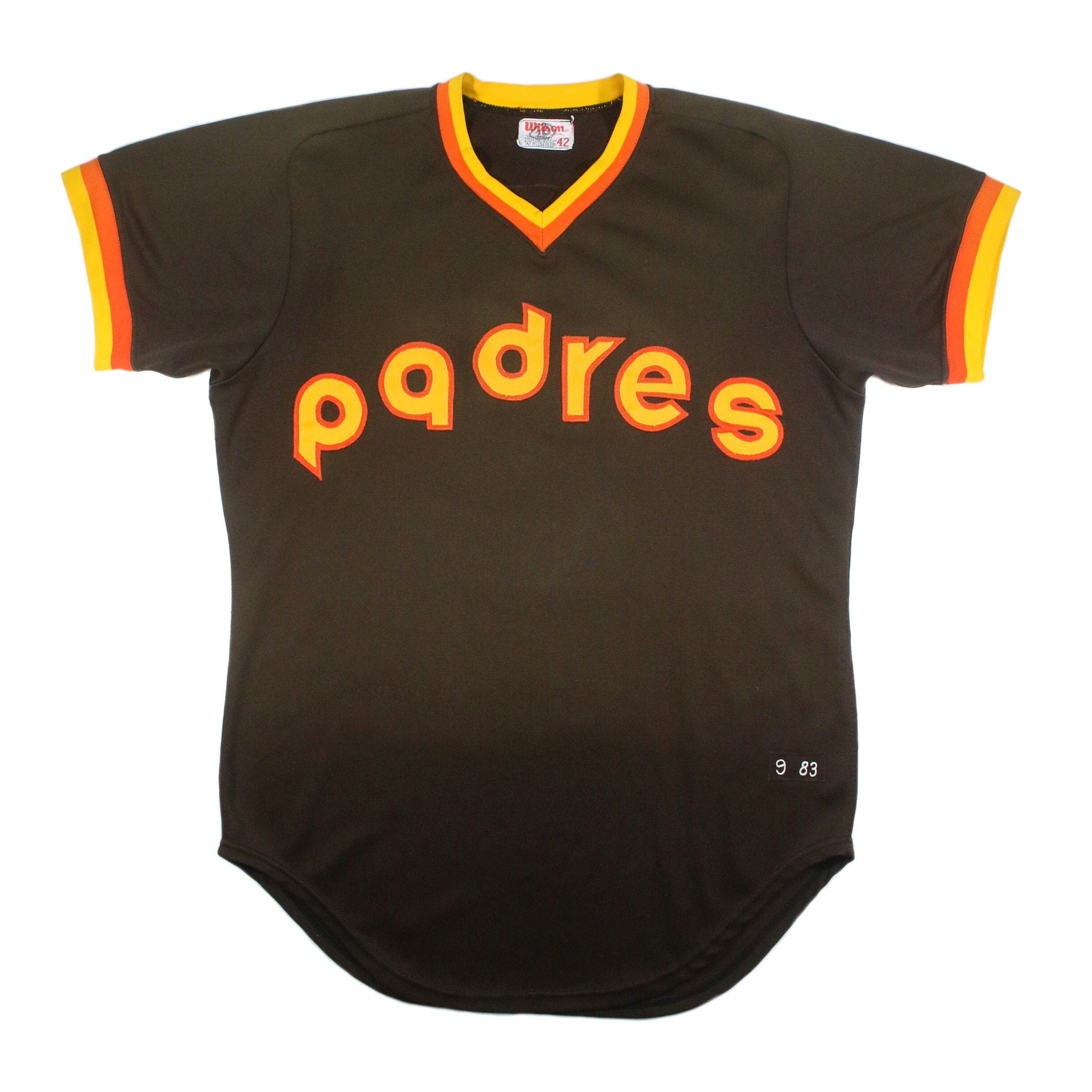 1983 Ruppert Jones vintage San Diego Padres brown game jersey Etsy