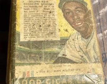 Rare New Old Stock 1954 RedMan Tobacco Jim Gilliam Baseball Card Original Pack