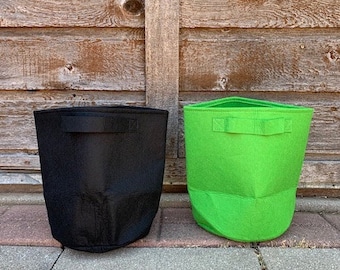 3 Gallon, Grow Bag, Felt Bags, Planters, Pots, Grow Bag, 7 gallon bags, Fabric bag, potato bags, Harvest Basket, Planter Kit