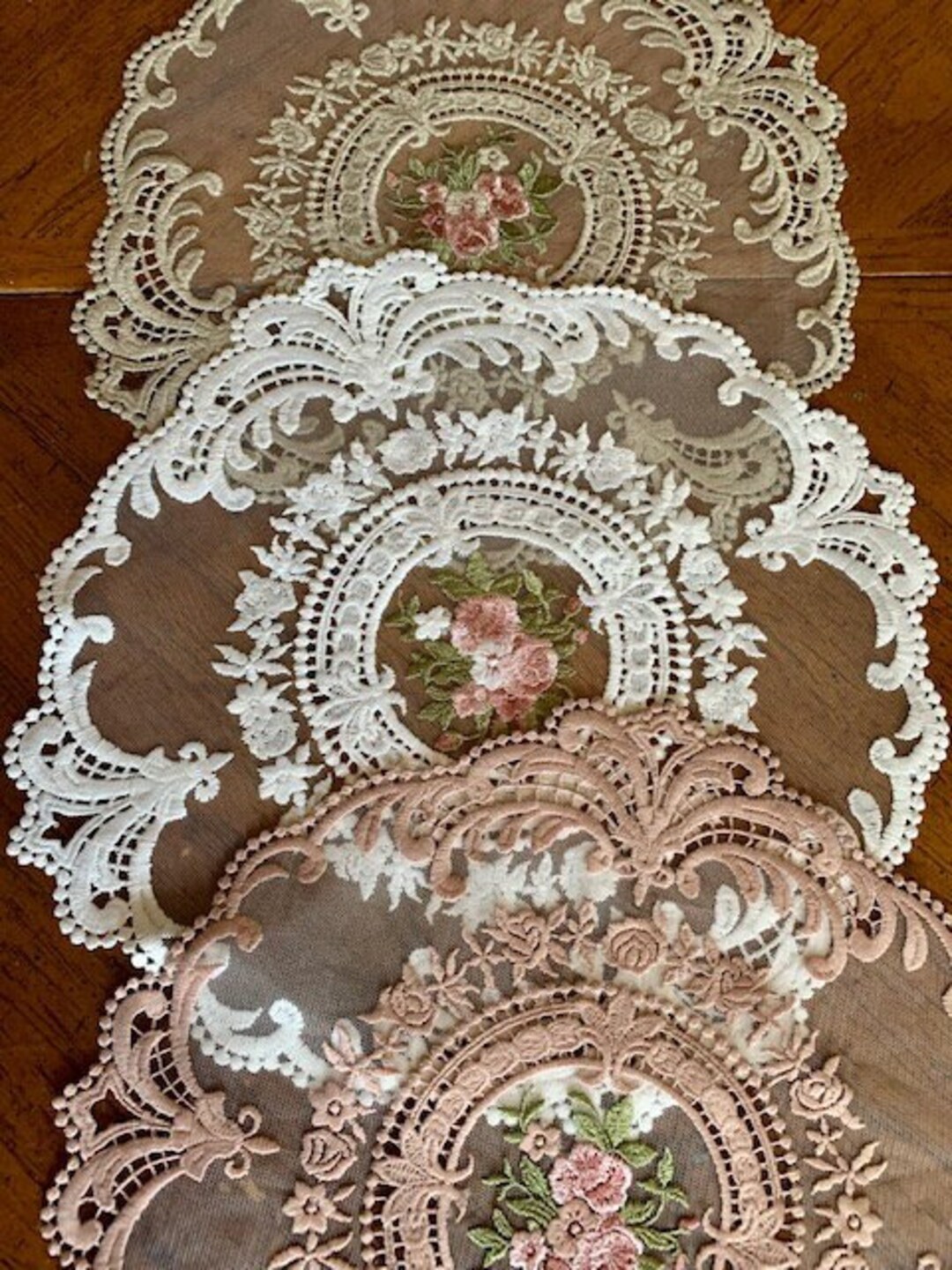 Victorian Lace Doily, Embroidered Doilies, Vintage Doilies, Coffee