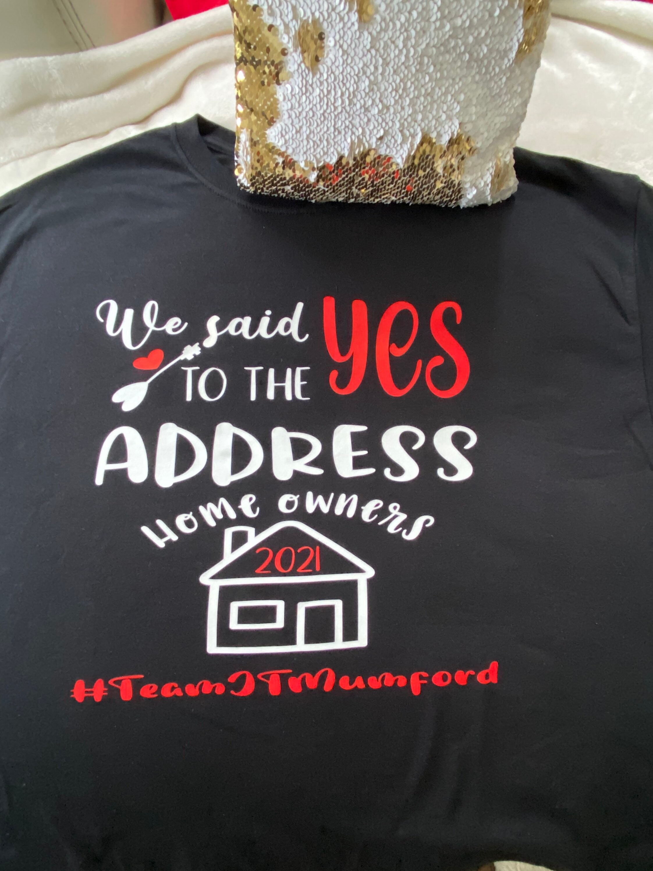 We Said Yes to the Address. New Homeowners Announcement. Yes to the Address Tshirts. Yes to the