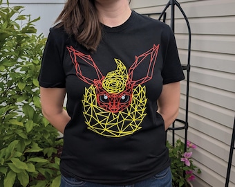 Flareon Inspired Geometric T-Shirt
