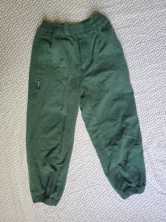 Boy's Green Pants by Bugle Boy size 6R W22 1/2