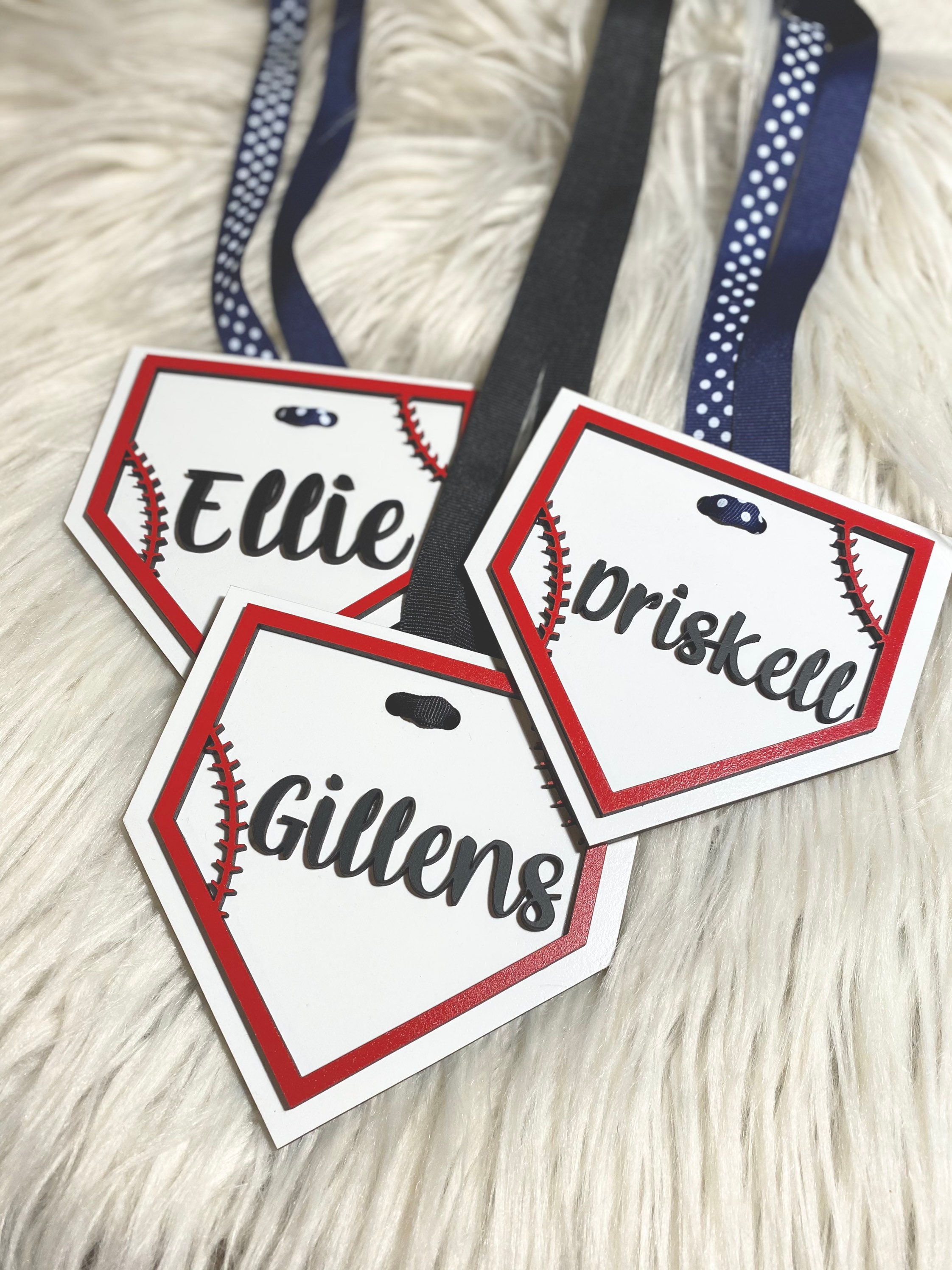 3D Customized Baseball or Softball Bag Tag Bogg Bag Tag Etsy