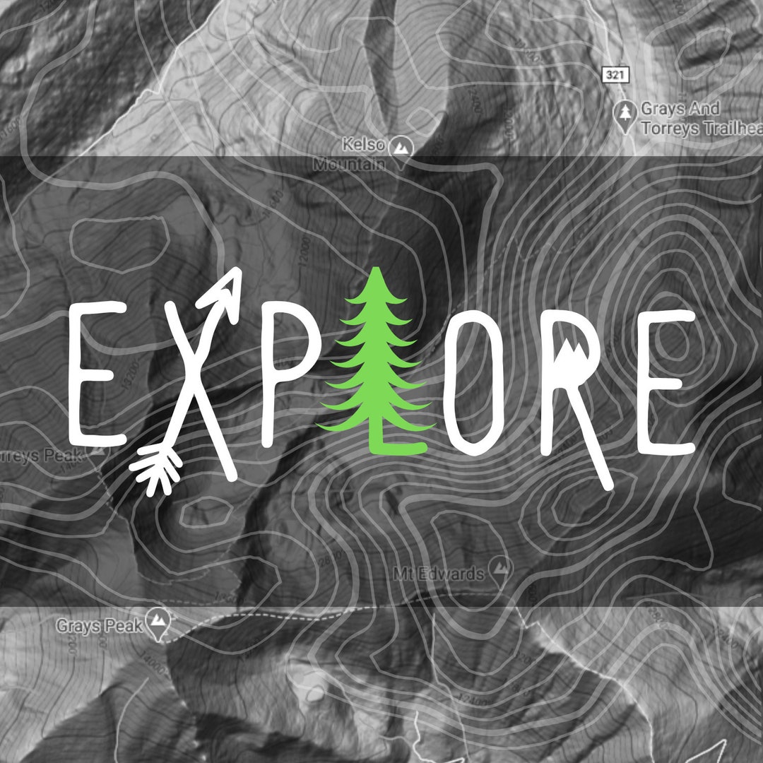 Explorative Sticker Explore Decals, Explore Sticker, Adventure Sticker, Hiking Sticker ...