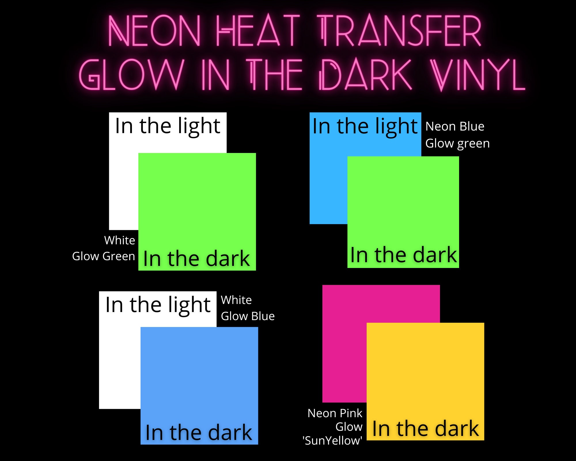 Glow in the Dark Personalized Name Iron-on Decal - Etsy