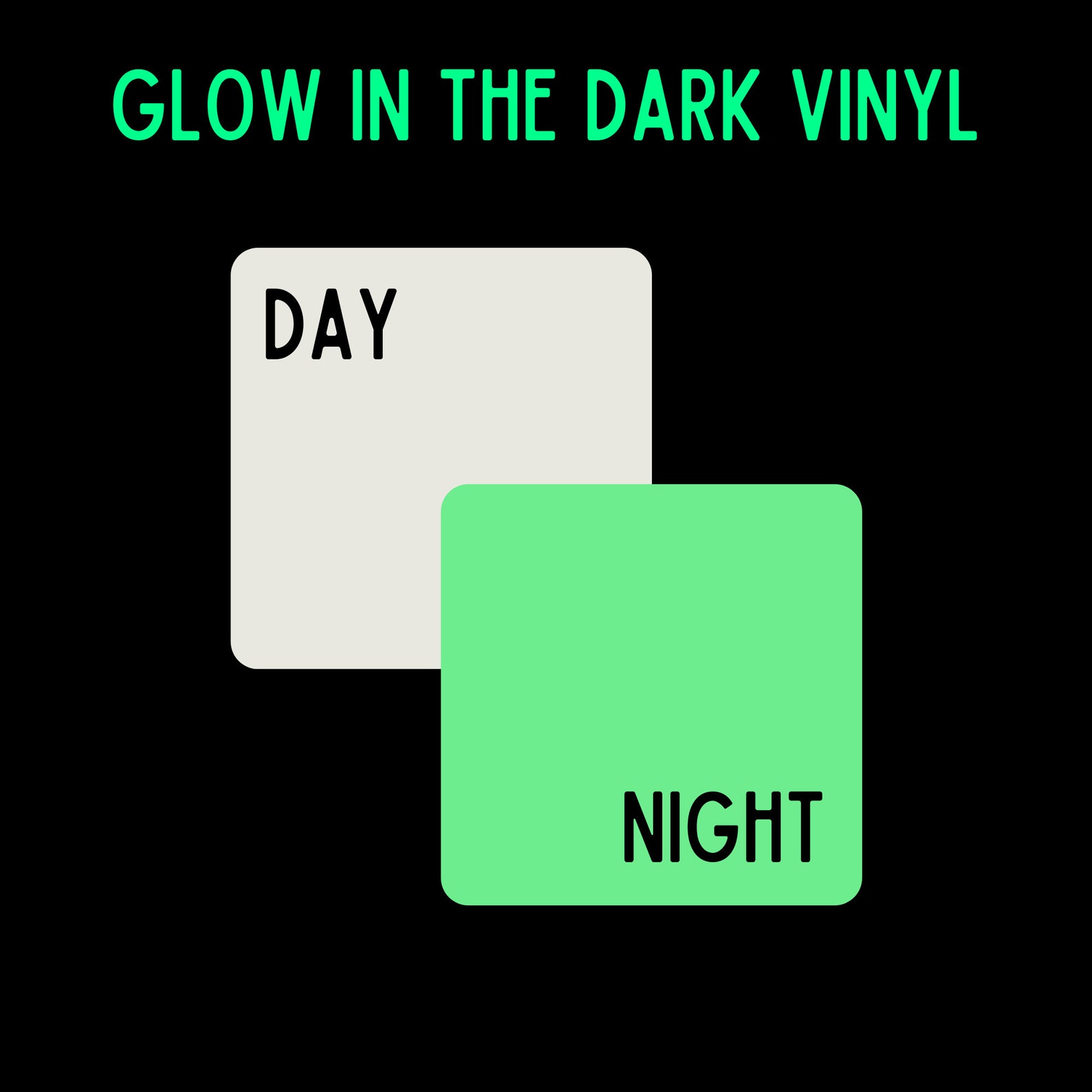 Glow In The Dark Name Vinyl Decal Vinyl Name Decal Name Etsy