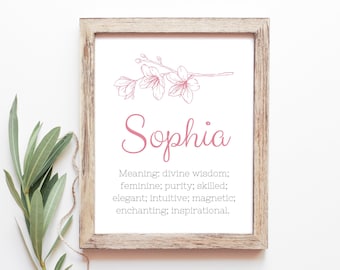 Sophia Name Art Etsy Sophia Name Art Etsy