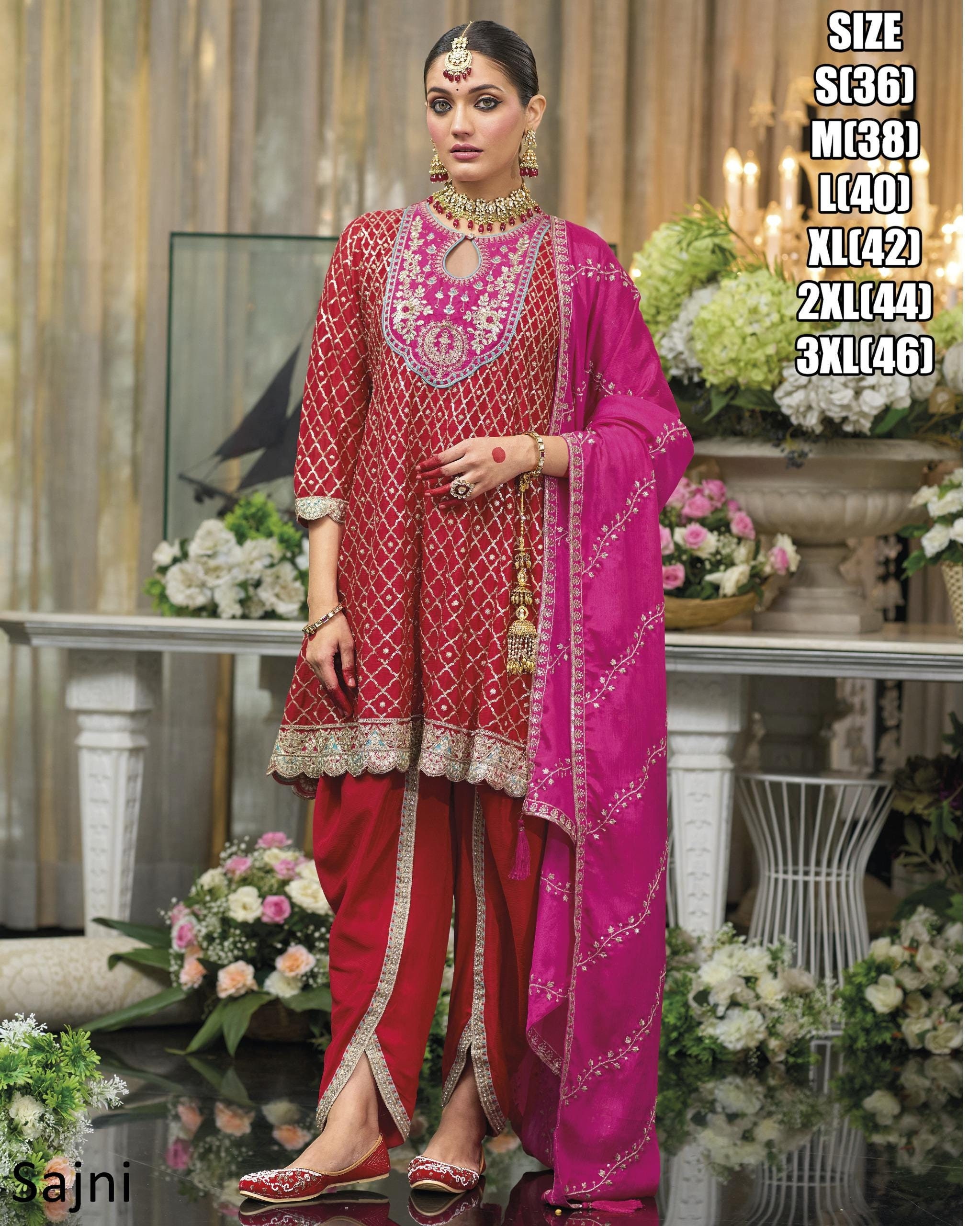 Punjabi dress tops hot sale