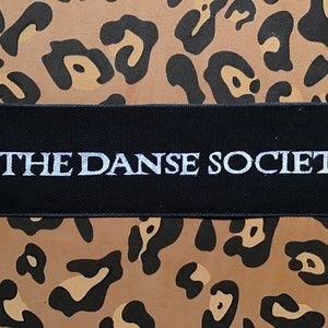 Danse Society handmade, hand-painted patch (More info in description!)