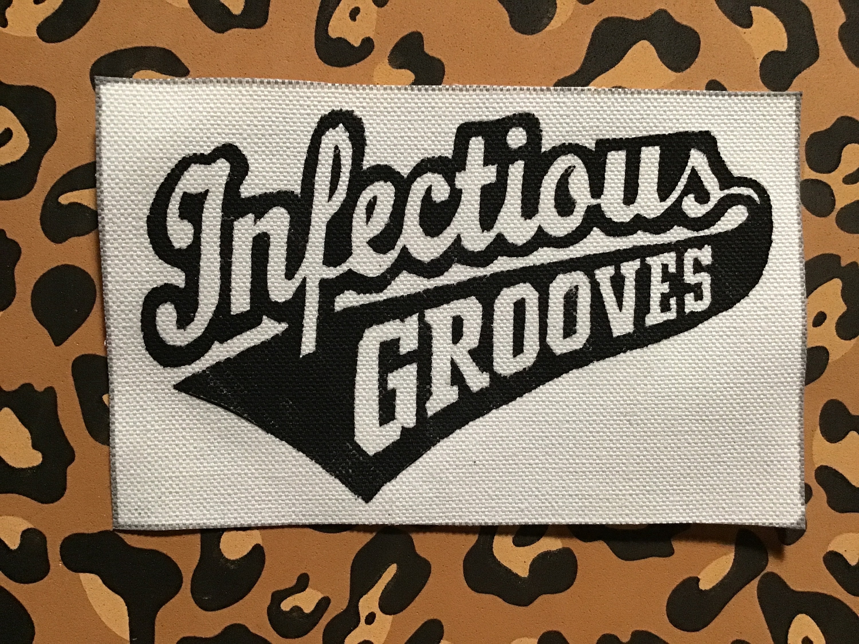 Infectious Grooves Handmade, Hand-painted Patch (more Info in Description!)  - Etsy, image size:3000x2250