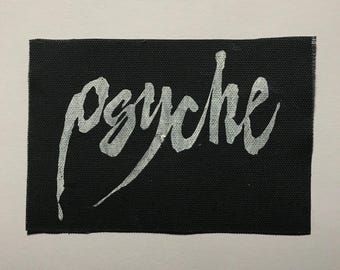 Psyche handmade, hand-painted patch (More info in description!)