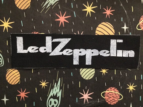 Led Zeppelin hand painted patch | Etsy