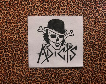 Adicts handmade, hand-painted patch (More info in description!)