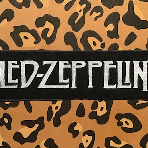 Led Zeppelin handmade, hand-painted patch (More info in description!)