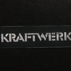 Kraftwerk handmade, hand-painted patch (More info in description!)