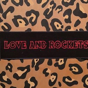 Love And Rockets handmade, hand-painted patch (More info in description!)