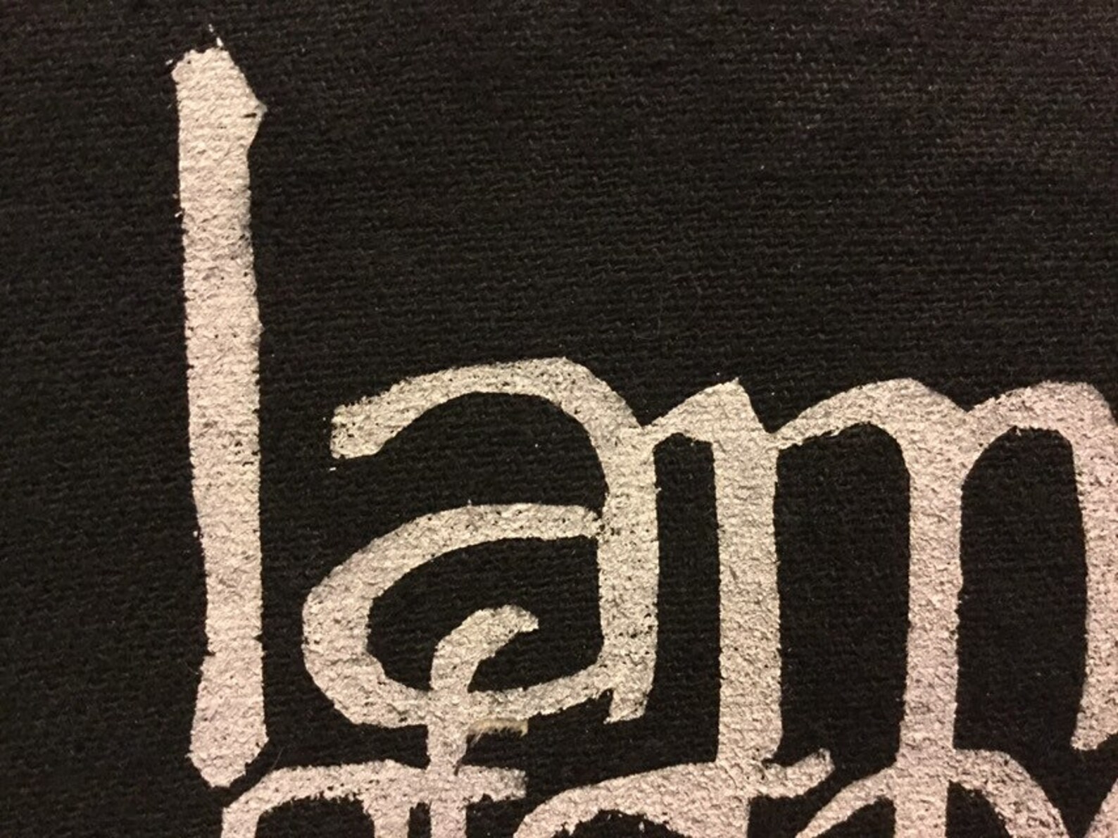 Lamb Of God hand painted patch Etsy