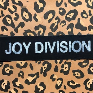 Joy Div. handmade, hand-painted patch (More info in description!)
