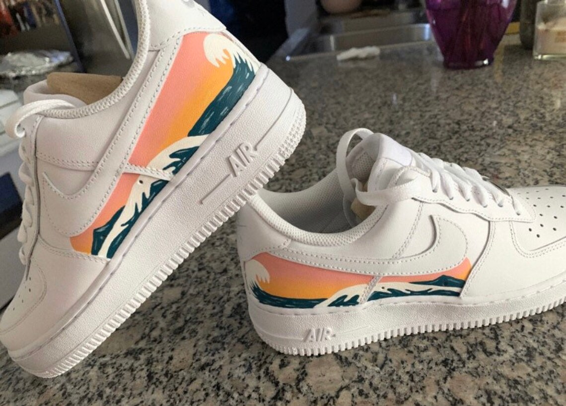 custom sunset air force 1