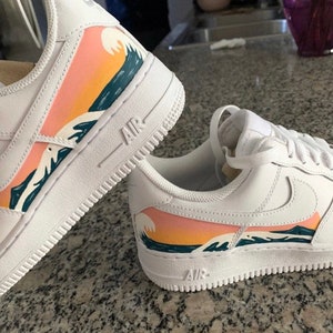 Custom Air Force 1 Ocean Sunset - Etsy