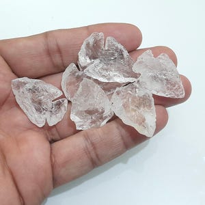 Flint Crystal Arrowhead Points: Agate for Jewelry Making, Collection - Lot of 5