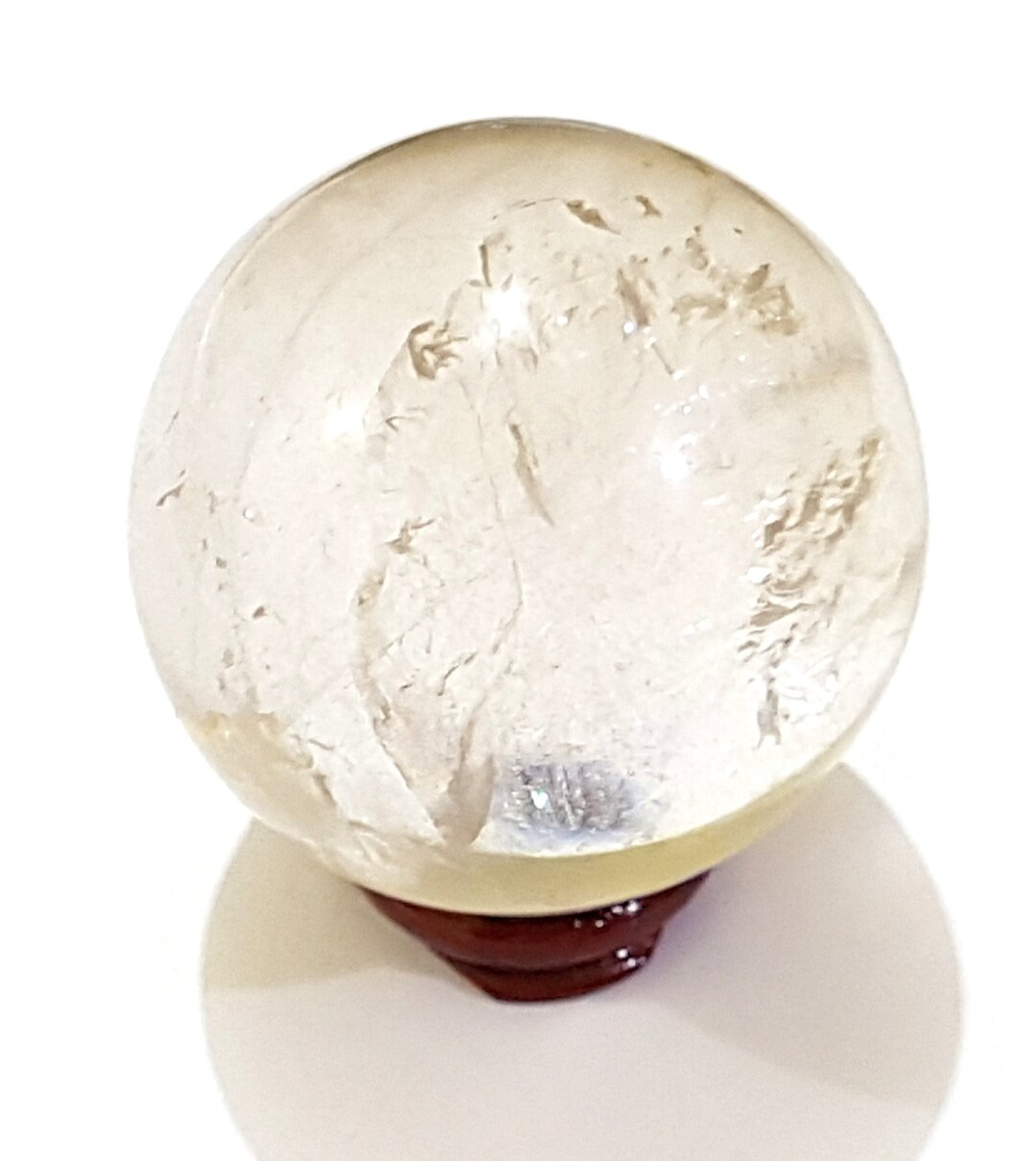 Lot De 20 Boules De Cristal En Howlite Naturelle 15mm Pour Reiki Et Guérison