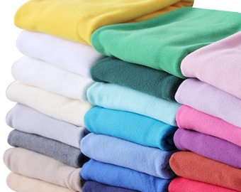 Solid Polar Fleece Anti Pill Fabric Sewing Soft Blanket Fabric Sold By The Half Yard