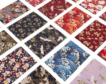 Japanese Fabric, Pure Cotton, Sewing Fabric, By the Half Yard
