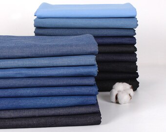 Denim Stoff, gewaschen Denim, Baumwolle Denim, Nähen verkauft durch den halben Hof