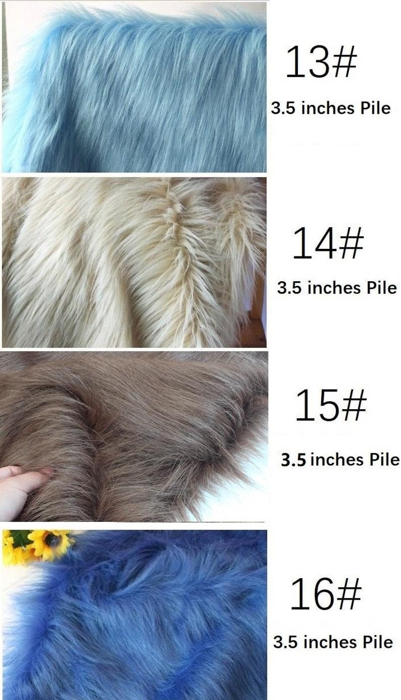 Faux Fur Fabric Long Pile Fur Fursuit Material Luxury Shag - Etsy Australia