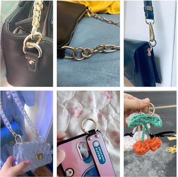 Anelli A D Metallici Per Borse - 8 Pezzi, Colorati, Per Fai Da Te E Riparazioni - Foto 10