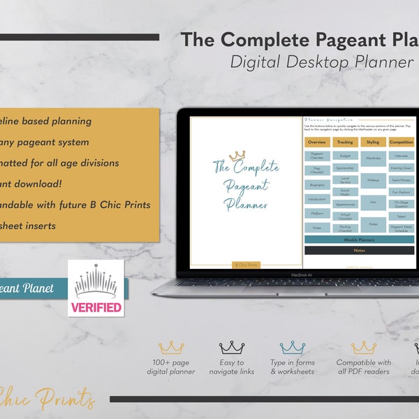 Pageant Program Outline Pageant - Etsy