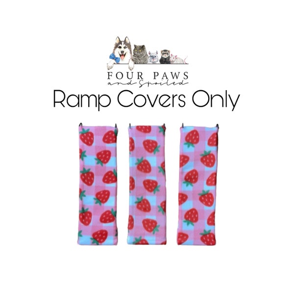 Ramp Covers ONLY for wire ramps | Fleece Ramp Covers | Nonslip off cover | Ferret Nation Ramp Cover | Critter Nation Ramp covers