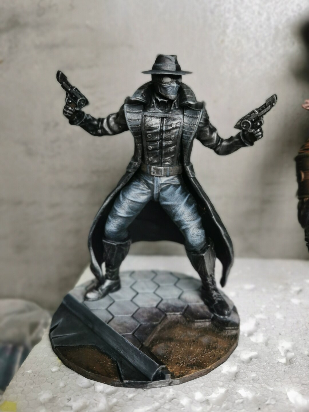 Spiderman Noir Figurine Statue Fanart Marvel 12.5 Cm Etsy