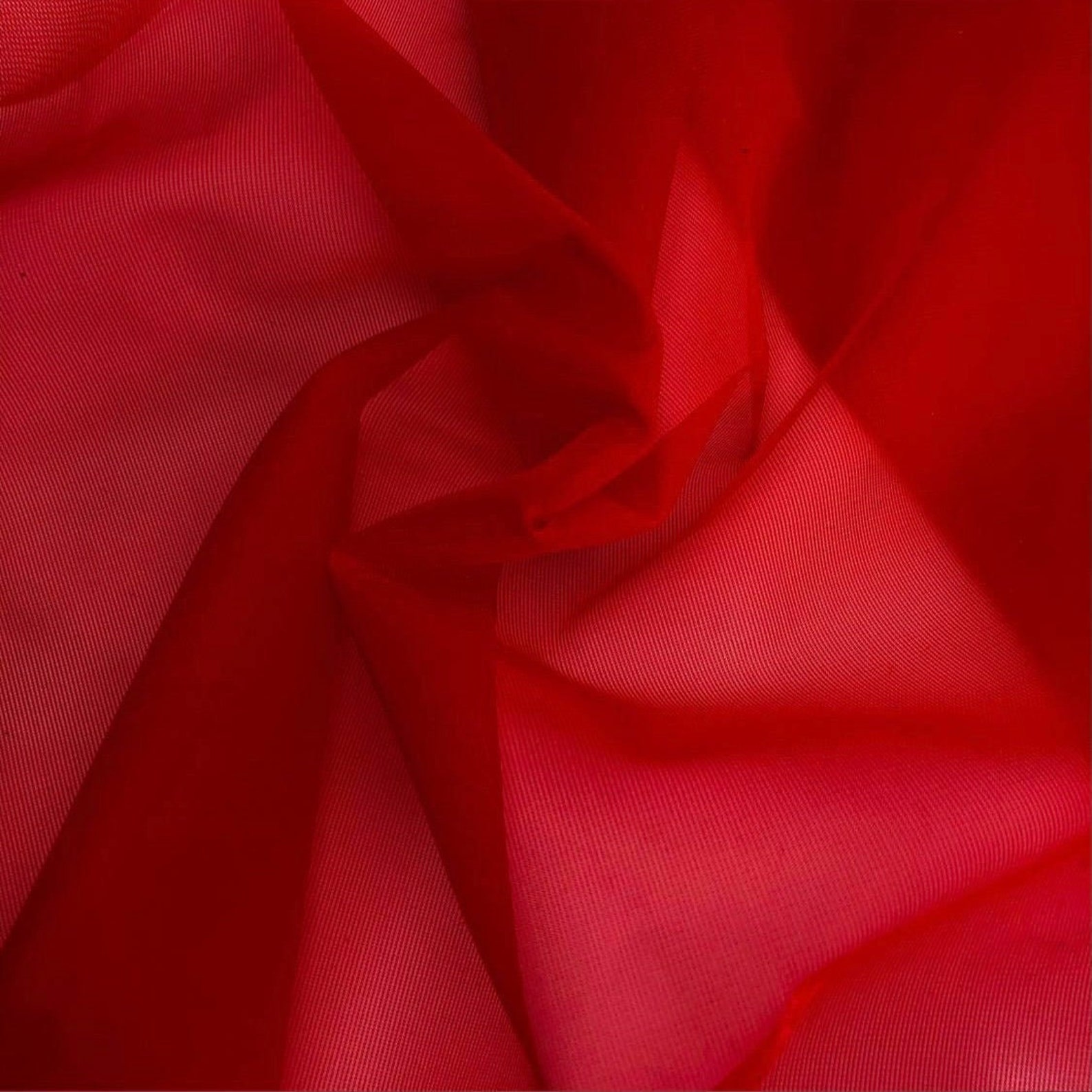 Red Power Mesh Fabric Lingerie Red Mesh Solid No Stretch Mesh Etsy