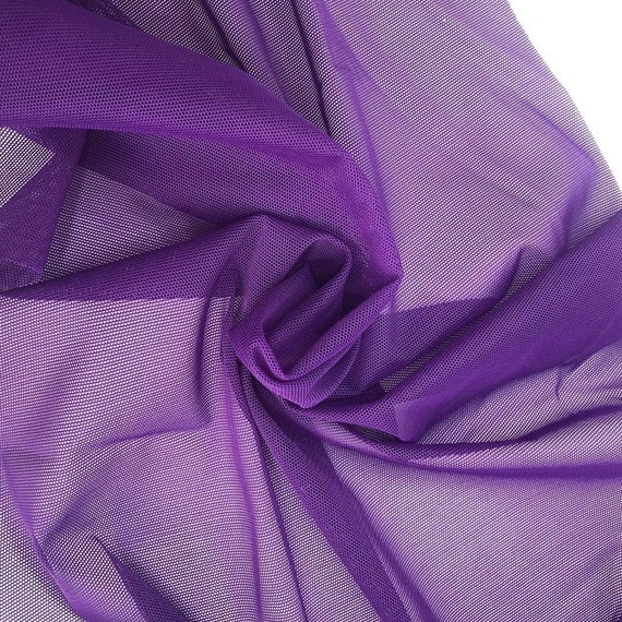 Purple Mesh Purple Stretch Mesh Violet Mesh Lingerie Mesh Etsy