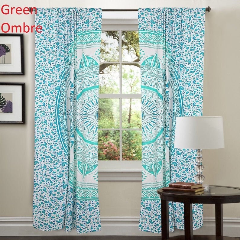 Hippie Curtains Boho Curtains Door Curtains 100Cotton Etsy