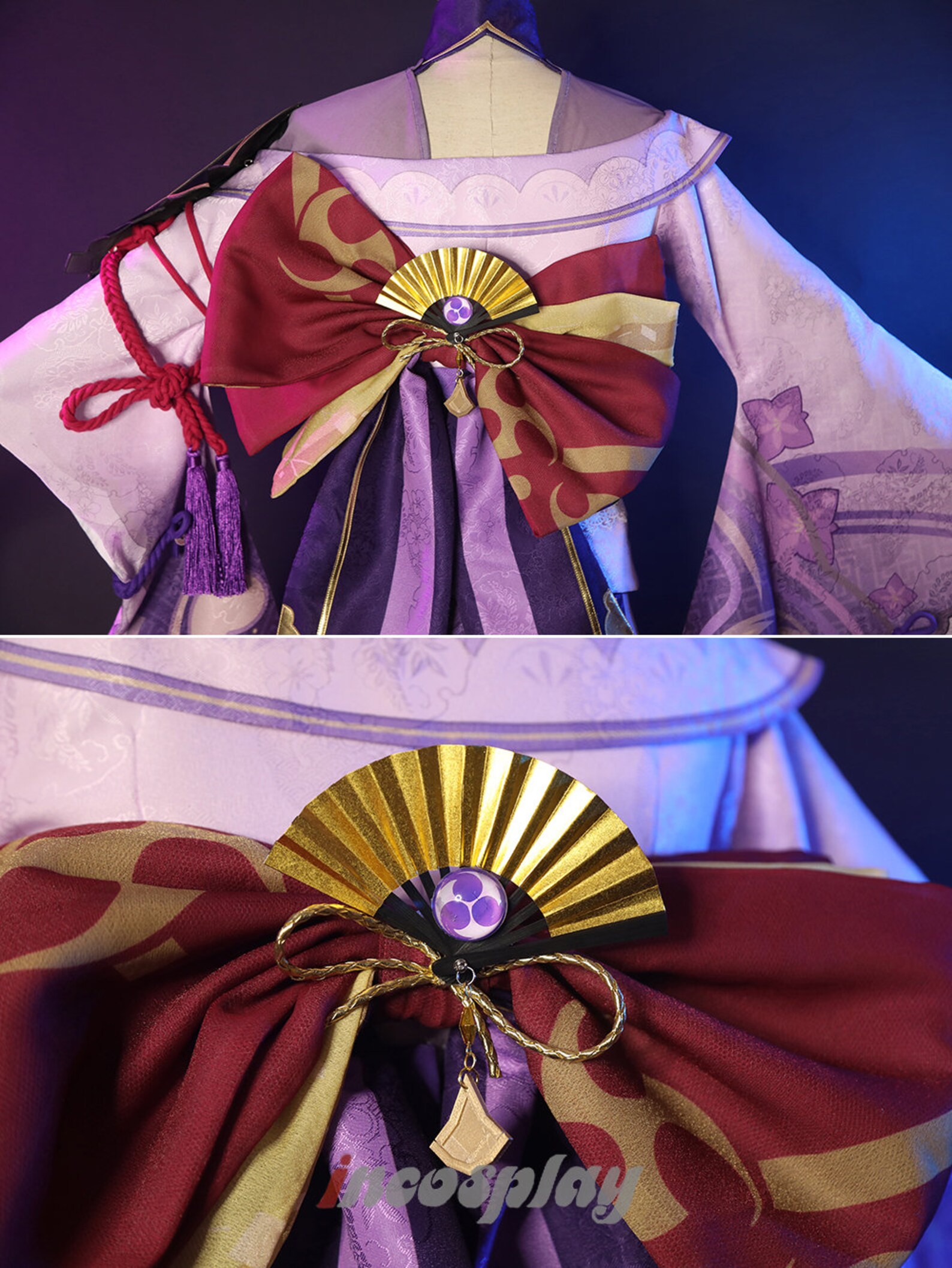 Genshin Impact Raiden Shogun Cosplay Costume Etsy