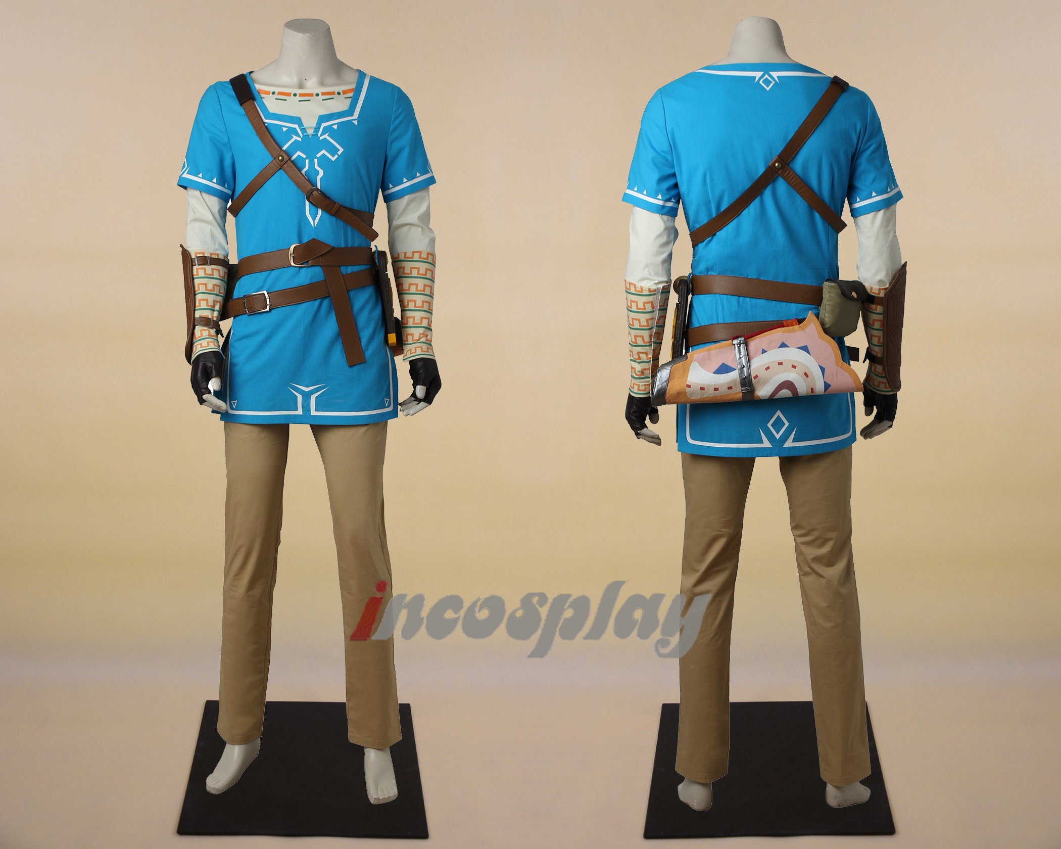 Link Cosplay Costume From The Legend Of Zelda: Breath Of The - Etsy