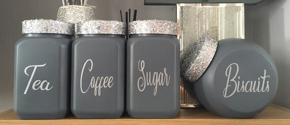 grey biscuit jar