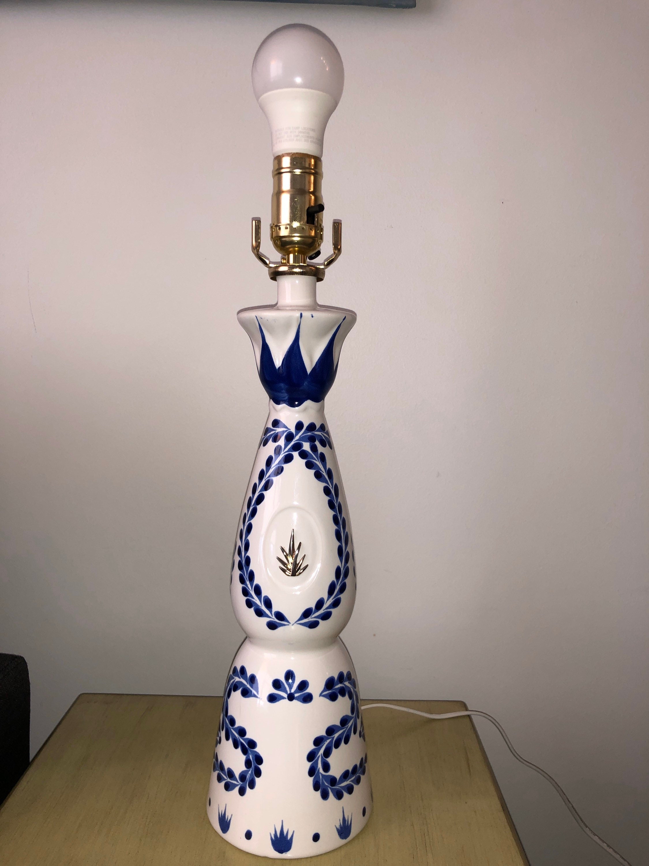 Clase Azul Reposado tequila Ceramic Lamp Etsy