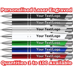 Personalized Laser Engraved Metal Business Pens: Custom Logo Gift Pens