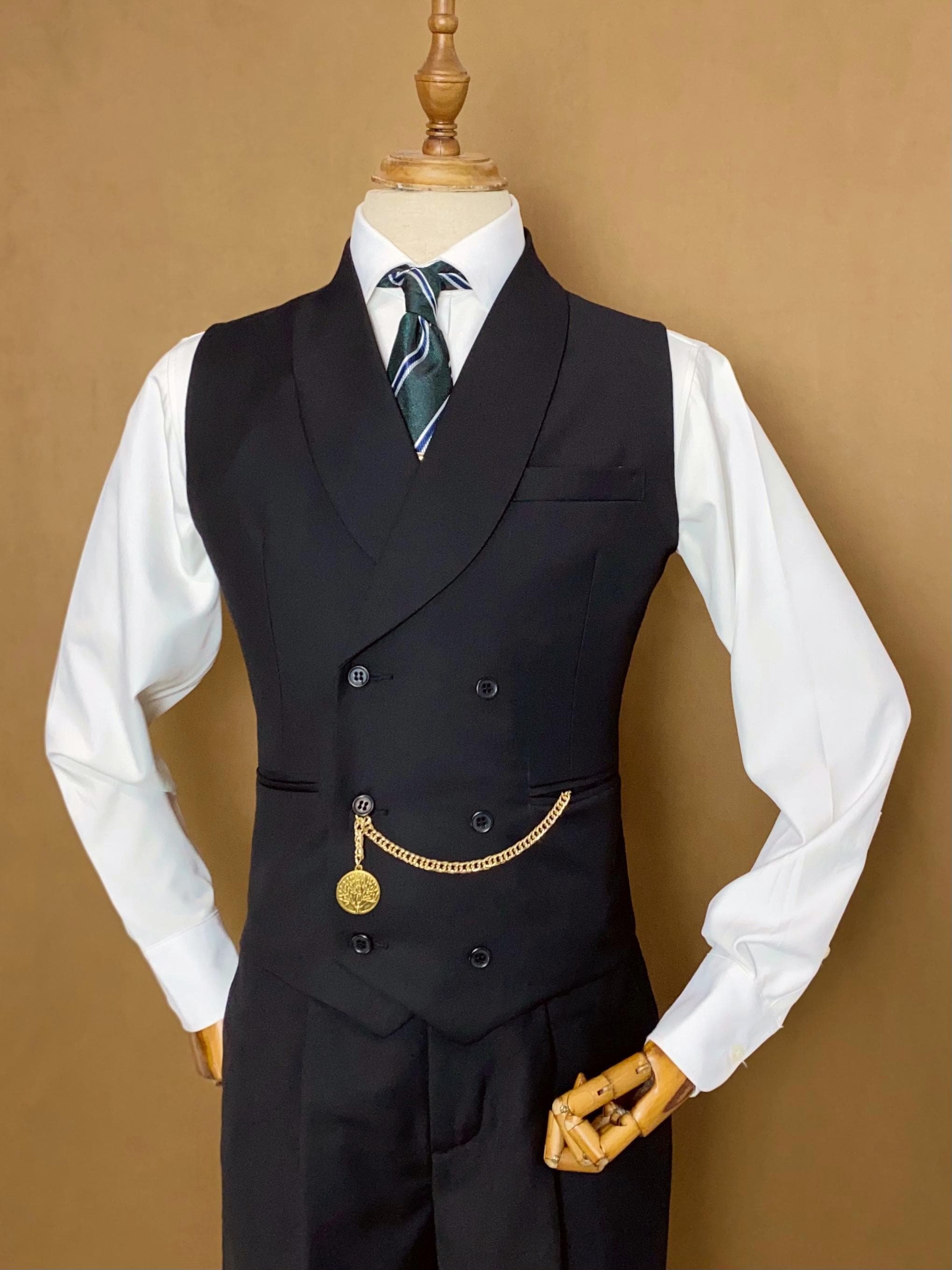 Breasted Vest Pocket Watch And Waistcoat Buy Suit Vest Chain